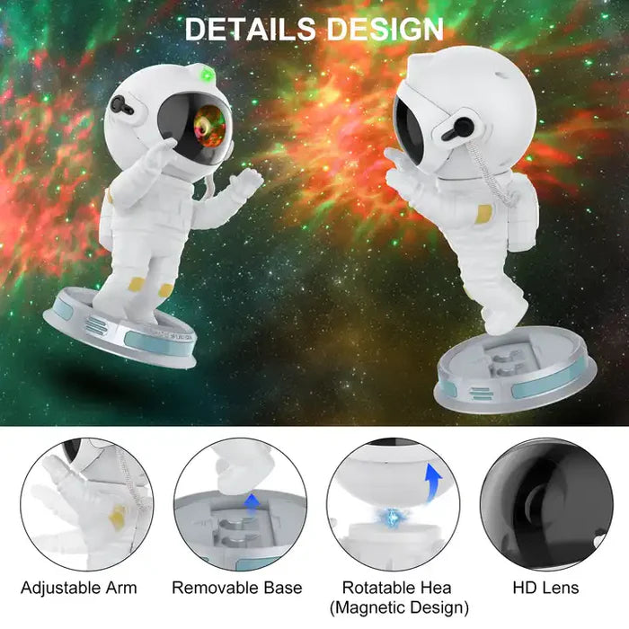 Astronaut Galaxy Projector with Bluethoot Speaker