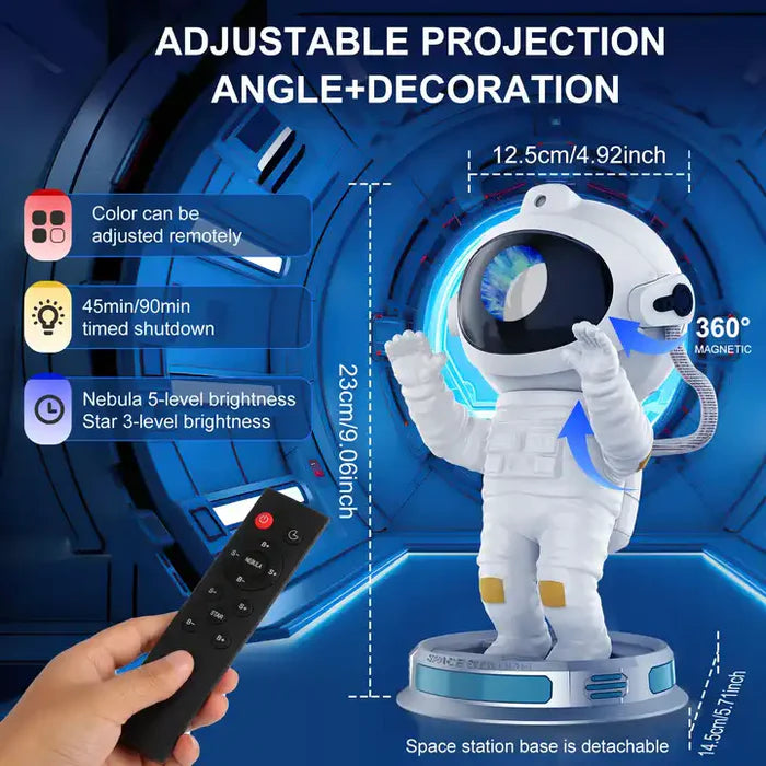 Astronaut Galaxy Projector with Bluethoot Speaker